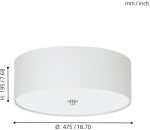 Потолочный светильник Eglo Pasteri 94918