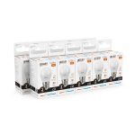 Лампа светодиодная Gauss E27 8W 3000K шар матовый 53218