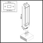 Ландшафтный светильник Odeon Light Nature Twinset 7118/12GLA