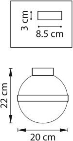 Потолочный светильник Lightstar Globo 812117