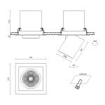 Спот DesignLed SPL-SQ1-25-NW 003439