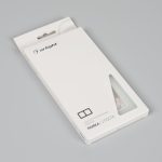 Рамка на 2 поста стеклянная Arlight FRM-OMALI-SFGS-2-WH 049708