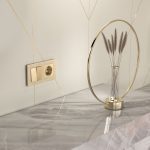 Выключатель двухклавишный проходной Werkel шампань W1122011 4690389157141