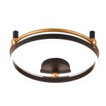 Потолочный светильник Crystal Lux FERNANDO PL48W LED BLACK/GOLD