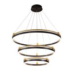 Подвесная люстра Crystal Lux FERNANDO SP158W LED BLACK/GOLD