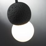 Подвесной светильник iLamp Foxtrot 10694P/1-D100 BK-WH