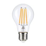 Лампа светодиодная филаментная WOLTA 9Вт 6500K Е27 груша прозрачная WF-A60-9W6KE27