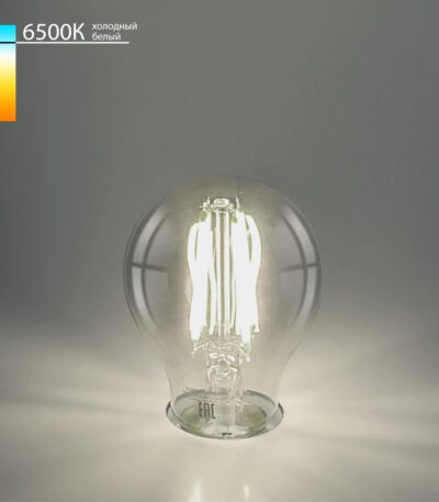 Филаментная светодиодная лампа Elektrostandard груша прозрачная E27 12W 6500K 4690389175336