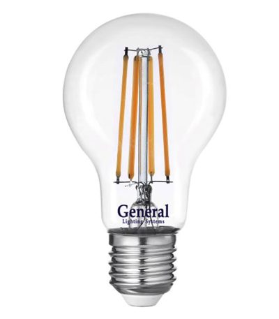 Филаментная светодиодная лампа General GLDEN-A60S-13-230-E27-4500 646000