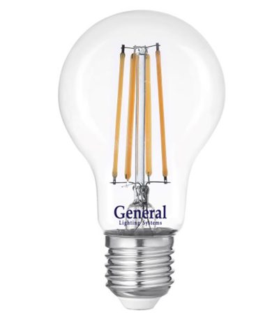 Филаментная светодиодная лампа General GLDEN-A60S-17-230-E27-4500 660320