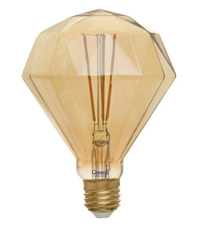 Филаментная светодиодная лампа General GLDEN-BS-10-230-E27-2700 655319