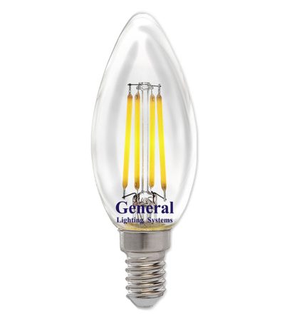 Филаментная светодиодная лампа General GLDEN-CS-DEM-8-230-E14-2700 686700