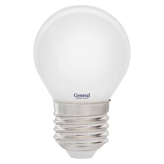 Филаментная светодиодная лампа General GLDEN-G45S-M-8-230-E27-2700 654500