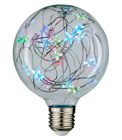 Филаментная светодиодная лампа General GLDEN-G95SW-STAR-1-230-E27-RGB 661008