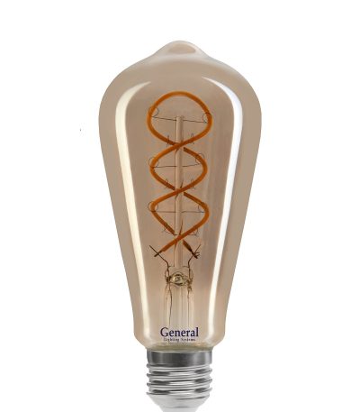 Филаментная светодиодная лампа General GLDEN-ST64DSS-6-230-E27-1800 685000