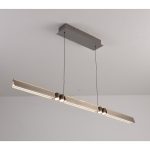 Подвесной светильник iLedex Vision 9309D-1200-2 GR+BK