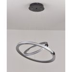 Подвесная люстра iLedex Vision 9225-8+5SD GR+BK