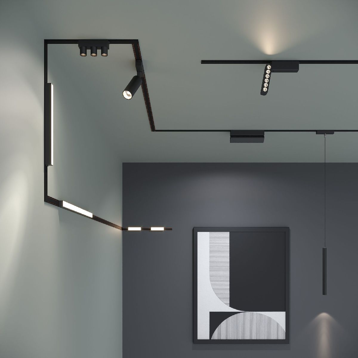 Трековый магнитный светильник Elektrostandard Flat magnetic 4690389197185 a063712