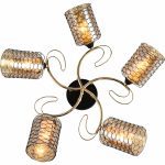 Люстра на штанге Reluce 01309-0.3-05 BK+FGD