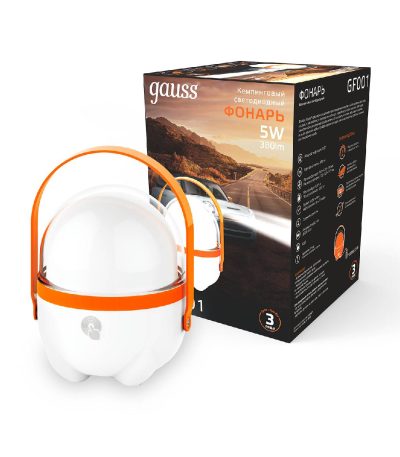 Фонарь кемпинговый Gauss GF001