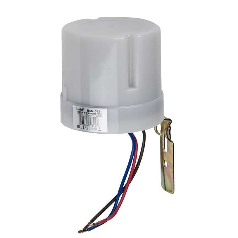 Фотосенсор Uniel USN-012-2500W-02/100LUX-WH UL-00005840 Фотосенсор Uniel USN-012-2500W-02/100LUX-WH UL-00005840