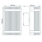 Уличный настенный светильник Gauss Electra GD162