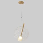 Подвесной светильник Crystal Lux FROZEN SP1 BRASS