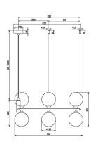 Подвесной светильник Maytoni Ring MOD013PL-06BS1