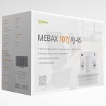 Блок розеток 107J (4 секции, 2 USB и RJ-45) Mebax 00-00001172