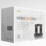Блок розеток 107J (4 секции, 2 USB А + 2 USB С) Mebax 00-00001464