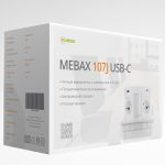 Блок розеток 107J (4 секции, 2 USB А + 2 USB С) Mebax 00-00001171