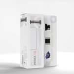 Блок розеток 12J (2 секции, USB type A+C + RJ45 + HDMI) беспроводная зарядка Mebax 00-00002597