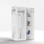 Блок розеток 12J (2 секции, USB type A+C + RJ45 + HDMI) беспроводная зарядка Mebax 00-00002598