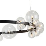 Подвесной светильник Delight Collection Art Deco Bubble KM1294P-24 black/clear