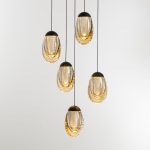 Подвесной светильник Delight Collection MD25090022-5A matt black/champagne