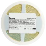 Светодиодная лента Feron LS532 24В 2110 10Вт/м 6500К 5м IP20 51846