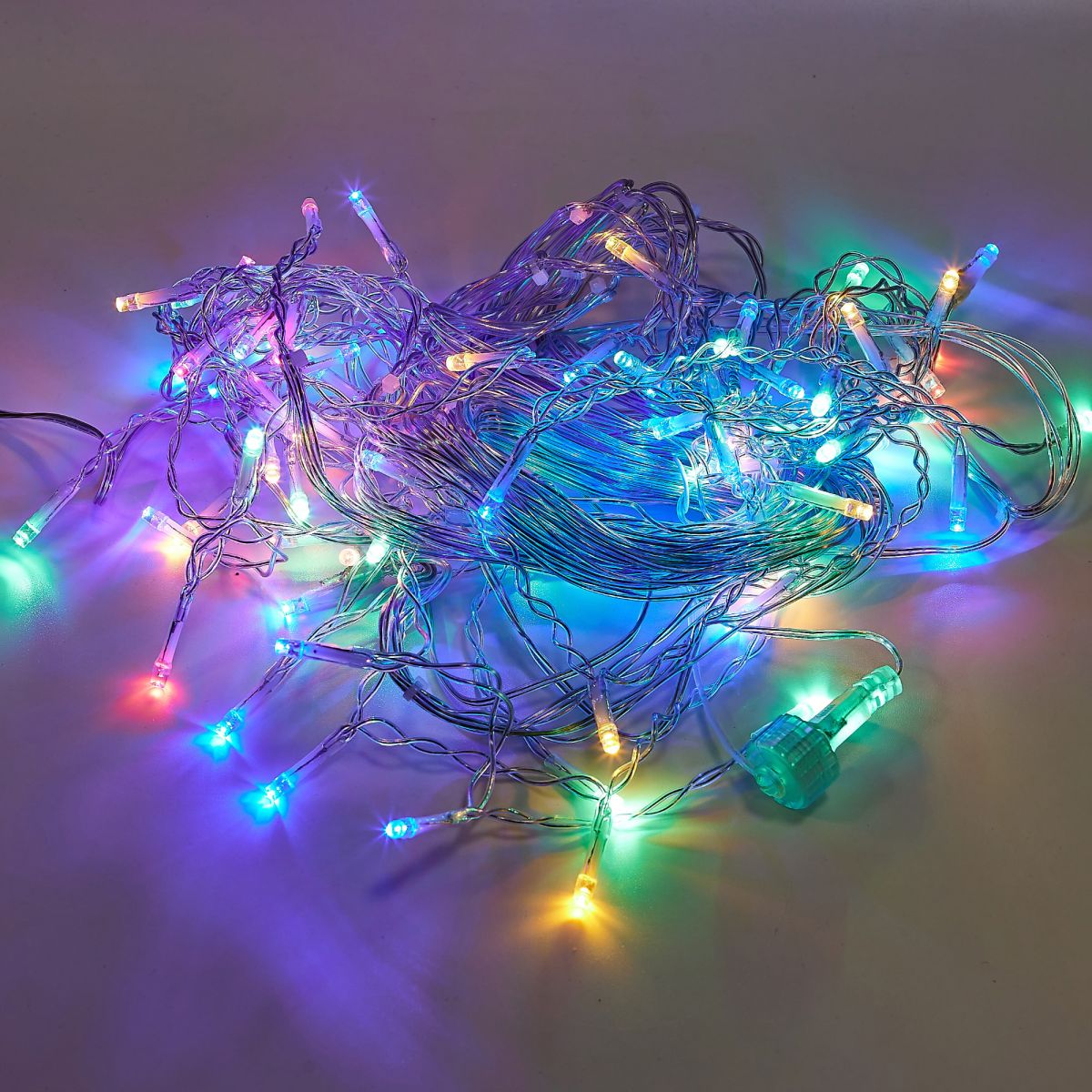 Гирлянда бахрома с эффектом мерцания Uniel ULD-B50006-880/TTK MULTI IP44 UL-00013125