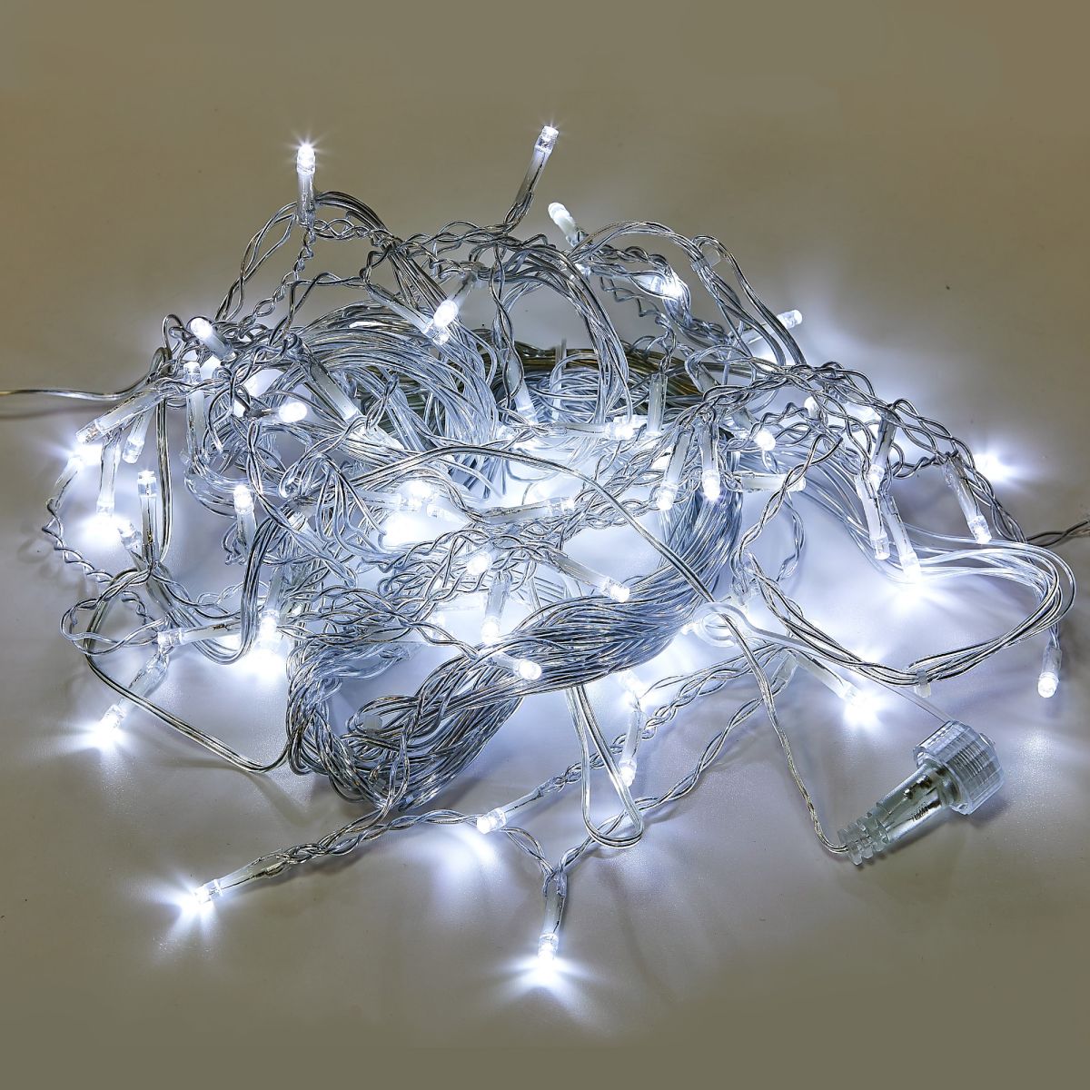 Гирлянда бахрома с эффектом мерцания Uniel ULD-B50006-880/TTK WHITE IP44 UL-00013126