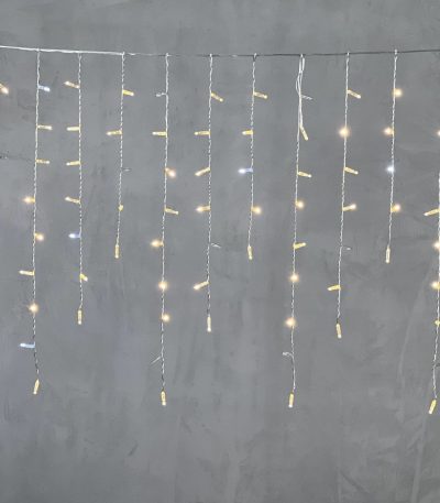 Гирлянда Бахрома с колпачком Laitcom (LTC) PIL180BLWCAP-10-2WW