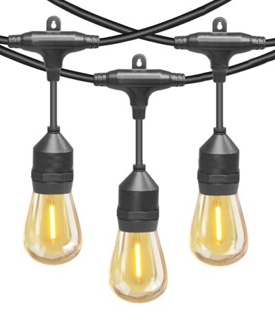 Гирлянда Белт Лайт General Gen-Beltlight-W-10M-20E27-IP65 Black 663011