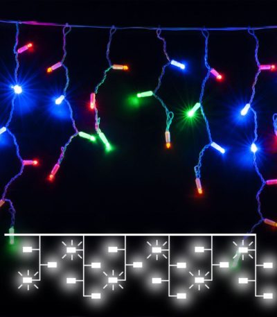 Гирлянда Eurosvet 100-101 100-101 мульти с эффектом мерцания 3*0,6м IP65 a060409
