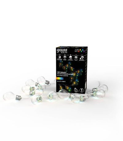 Гирлянда садовая на солнечной батарее Gauss Solar GS035