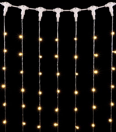 Гирлянда Занавес с Колпачком Laitcom (LTC) 600 LED PCL602CAP-10-2WW