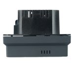 Терморегулятор Wi-Fi (механизм) Stekker Эмили RSW00-5119-05 250В 3500Вт черный уголь, soft touch 50377 Терморегулятор Wi-Fi (механизм) Stekker Эмили RSW00-5119-05 250В 3500Вт черный уголь, soft touch 50377