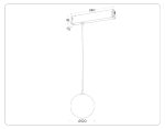 Трековый магнитный светильник Ambrella Light Magnetic 220V GL1441
