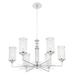 Подвесная люстра Crystal Lux GLORIA SP6 CHROME