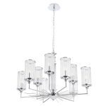 Подвесная люстра Crystal Lux GLORIA SP9 CHROME