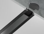 Алюминиевый встраиваемый профиль Ambrella Light Alum Profile GP1001BK/BK