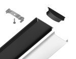 Алюминиевый накладной профиль Ambrella Light Alum Profile GP1600BK