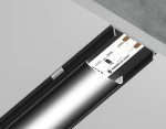 Алюминиевый накладной профиль Ambrella Light Alum Profile GP1600BK/BK